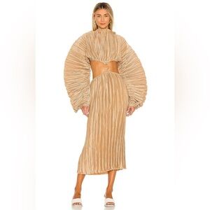 Cult Gaia Akilah Dress Light Camel
